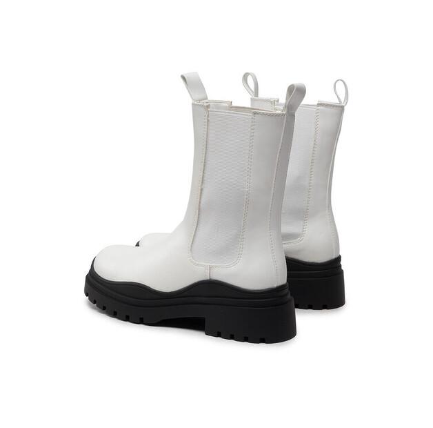 Ботинки челси DeeZee ZAL90152-1 белые