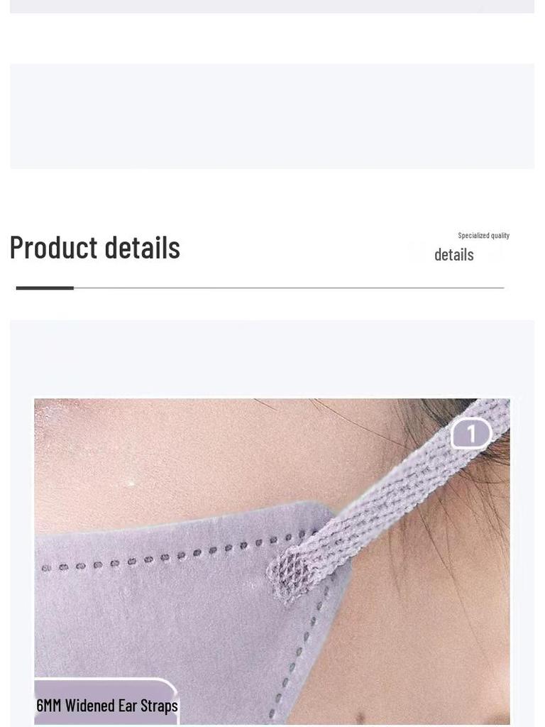 Japonská 3D jednorázová unisex spunlace netkaná ochranná maska