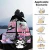 1pc Kuromi's Charming Adventures Blanket, Soft Throw Blanket for Couch Bed Sofa, Living Room, Travel, Camping, Car Blankets, Beach, Office Naps, Warm