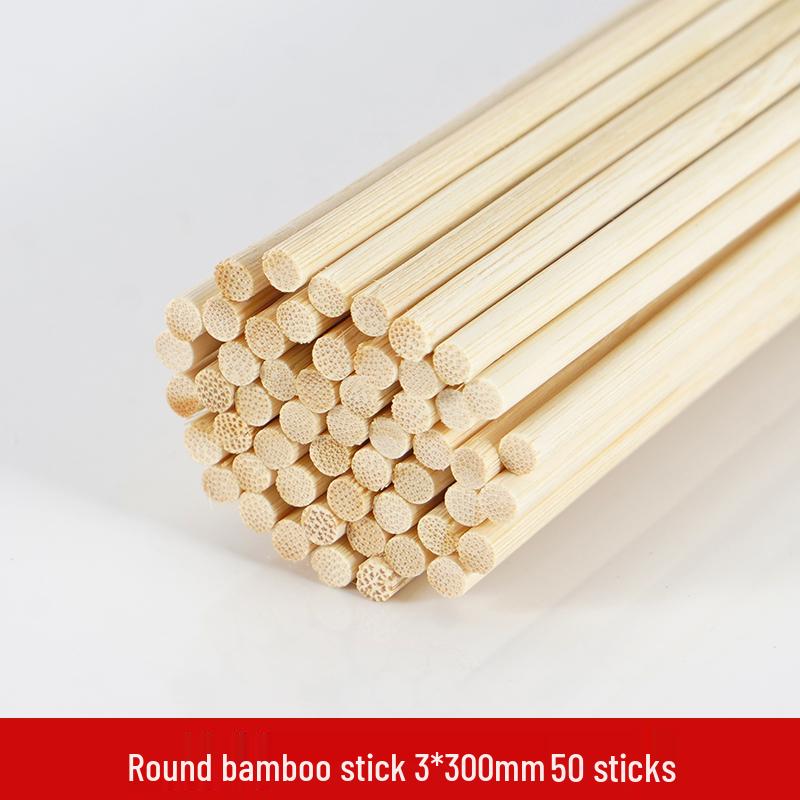 Bamboo and Wooden Craft Sticks: DIY Model Strips and Slices