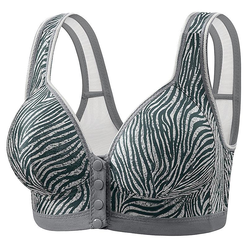 

Large Size Thin Without Steel Ring Underwear, Comfortable Gathering Breathable Bra, Middle-aged and Elderly Mother Bra 36/80 синий