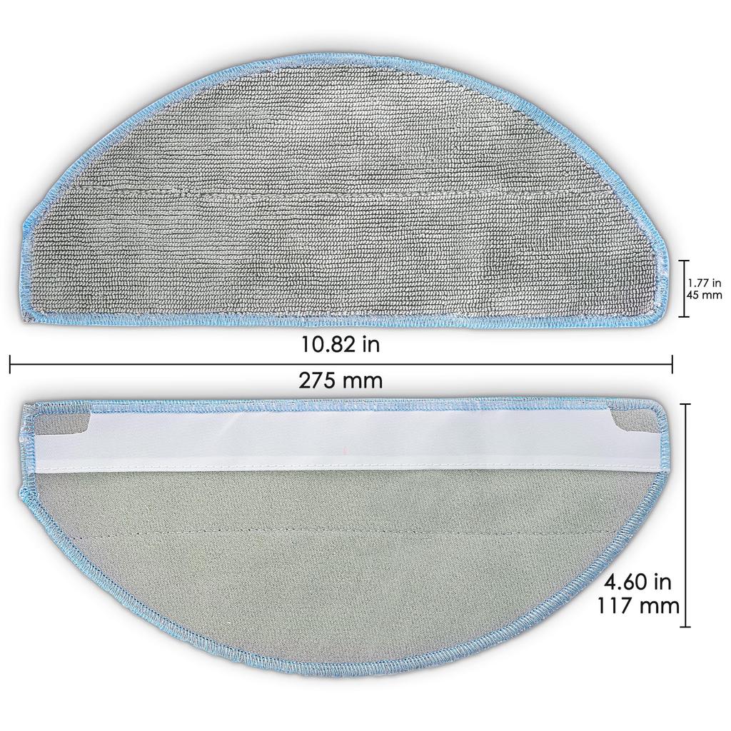 Mop Pads for Roomba Combo Essential iRobot Roomba Vacuum 2 Roomba Robot Vacuum Mop iRobot Roomba 105 iRobot Roomba Vac Robot and Mop Cloths (3-Pack)