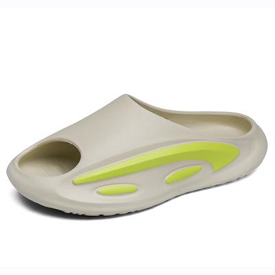 Men's and Women's Beach Slippers Casual Flat Comfortable Soft Soled Beach Sandals Non-slip Slippers for Men and Women