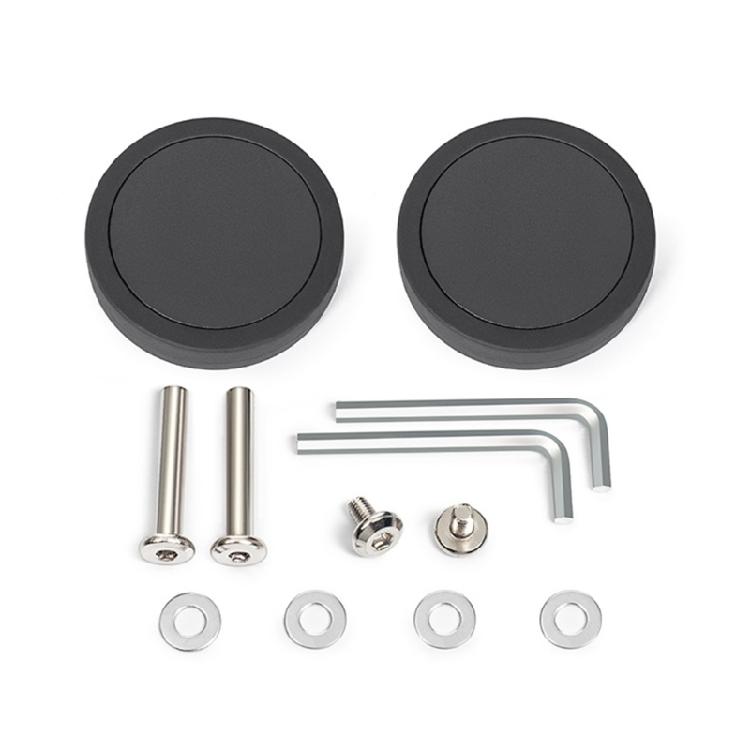 2PCS Plastic Suitcase Replacement Rollers Quiet Wheels Easy Install Assembly Practical Travel Luggage Casters