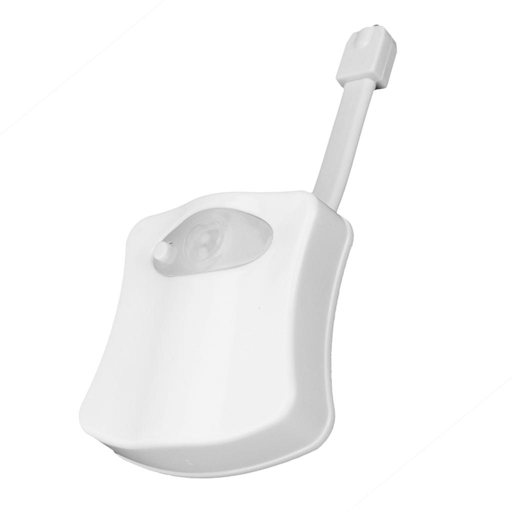 Toilet Sensor Light with 8 Color LED Hanging Body Toilet Cover Lamp Night Light for Bathroom