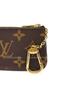 Louis Vuitton Klassische Monogramm-Kette  kompakt und tragbar  Canvas mit Monogramm-Beschichtung  Schlüssel- und Münzbörse  Damenstil  braun