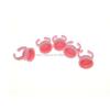 100pcs Plastic Portable Simple Microblading Nail Tattoo Ink Pigment Eyelash Glue Holder Ring for Eyelash Extension Tools