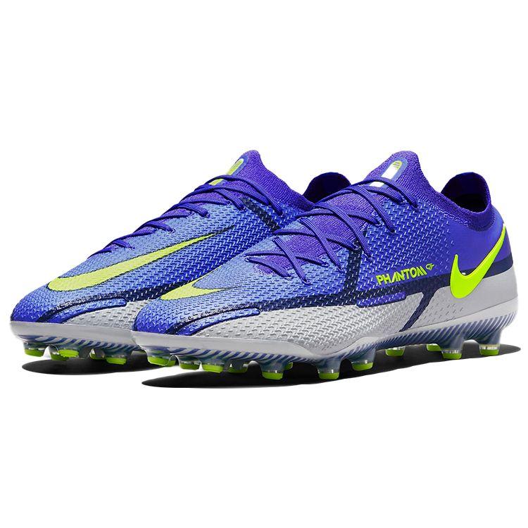 Nike Phantom GT 2 Elite Round Toe AG (Rubber Short Studs) Artificial Turf Slip Resistant Durable Support Shock Absorption Soccer Shoes DC0748-570