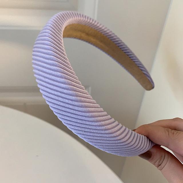 New Fashion Hair Hoop Hair Bands for Women Girls Solid Color Twilled Headbands Designer Wide Hairband Hair Accessories Headwear