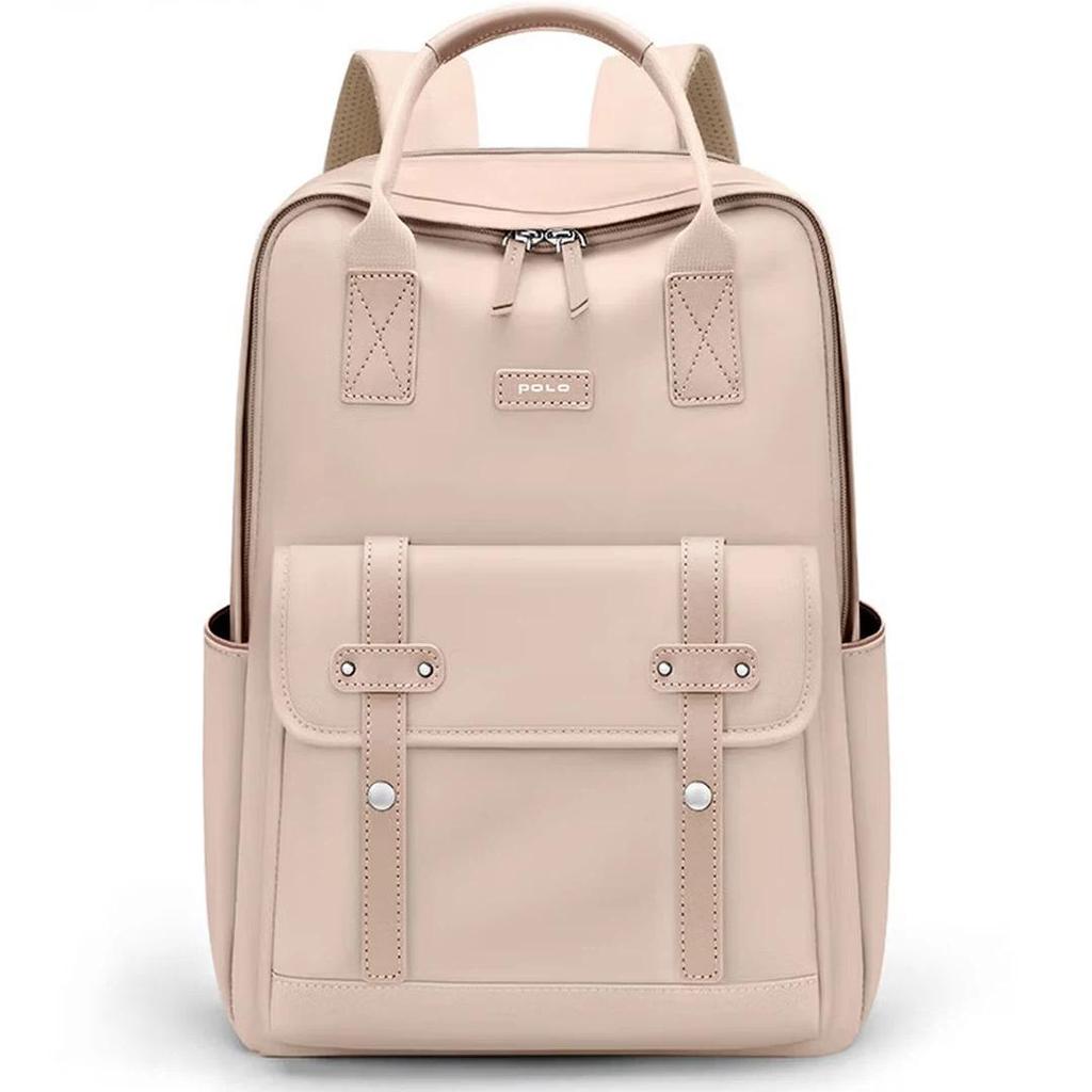 POLO Backpack for Women, Laptop Bag with Large Capacity, College Student Bookbag, 14/15.6-Inch Notebook