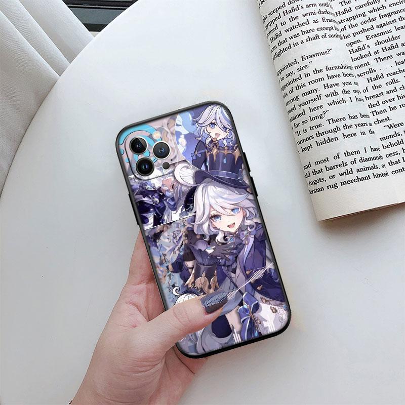 Genshin Impact Furina Phone Case for Motorola Moto Edge 60 60s 70 G86 G56 G54 E14 G04S G45 G54 G64 Pro Power Neo Fusion