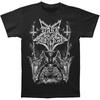 Camiseta De Manga Corta Dark Funeral Baphomet Para Hombre, C