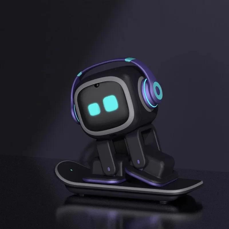 Robot Emo AI Emopet Roboți de interacțiune vocală emoțională inteligentă cu însoțiri electronice personalizate pentru animale de companie Cadouri de Crăciun pentru copii