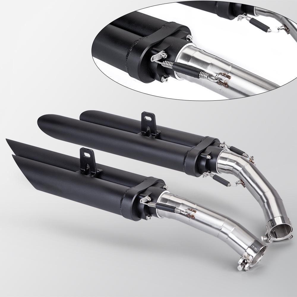 YZF-R1 Motorcycle Exhaust Pipe for 2004-2006: Modified Four-Outlet Mid & Tail Section
