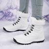 Fashion New Thick-Soled Snow Boots For Men Women Couples Outdoor Casual Shoes Plus Velvet Thickened Snow Boots For Elderly Cotton Boots