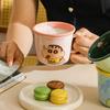 Crayon Shin Chan Mok Mokerk Co-Branded Anime Melkschaalbeker 340ml Schattige Cartoon Ontbijt Keramische Mok Waterbeker Kindercadeau