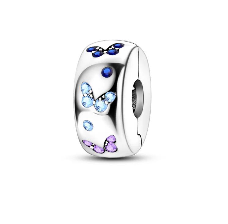 925 Silver Blue Charms Airplane Starfish Dreamcatcher Pendants for DIY Bracelet Necklace Jewelry Gift