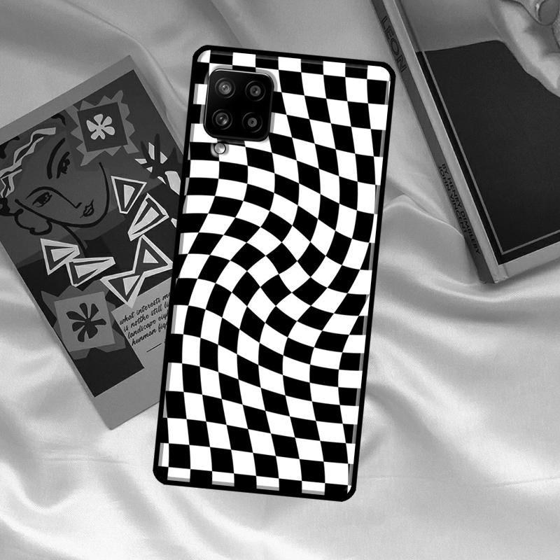 Check Orange Green Moss Twist Case For Samsung Galaxy A33 A13 A36 A56 A23 A52 A32 A12 A54 A34 A14 A16 A26 A53 A15 A35 A55