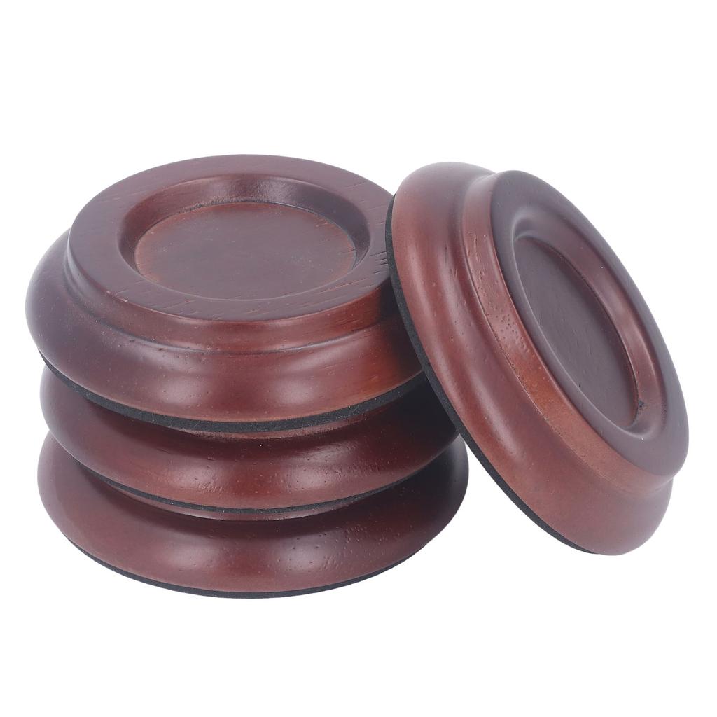 4PCS Piano Floor or Anti Vibration Small Size Non Slip Piano Caster Cups Floor or