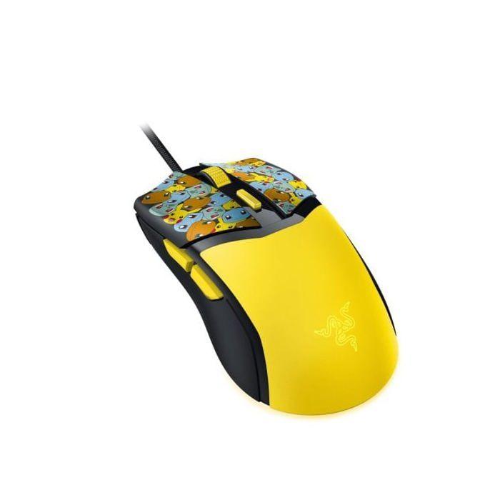 Souris Gaming - RAZER - Cobra Pokémon Kanto - Jaune - 8500 DPI - Razer Chroma RGB