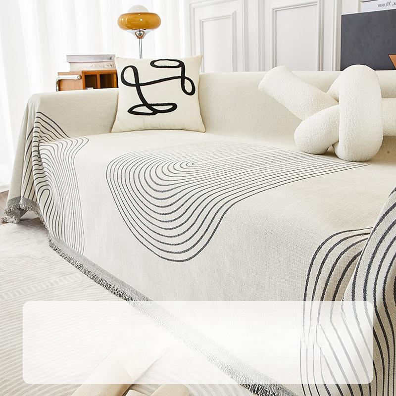Chenille Anti-Scratching Sofa Towel Cover Cloth Nordic High-Grade Sofa Cover All-Inclusive Universal Cover Four Seasons Universal Cushion