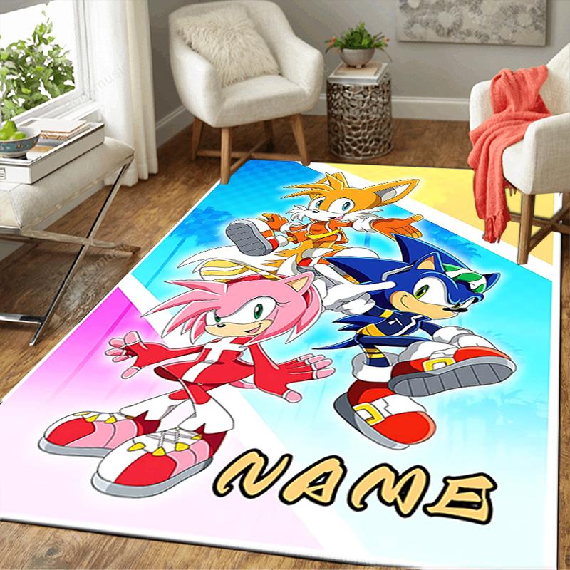 Custom 1Pc Sonic Adventure Heroic Journey Rug Office Carpet Indoor Outdoor Entrance Doormat Nonslip Soft And Comfortable Living Room D2915340