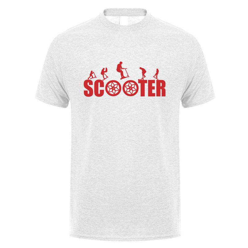 Stunt scooter T Shirt Summer Unisex Short Sleeve Cotton Tshirt Cool Unisex Tshirts JL107