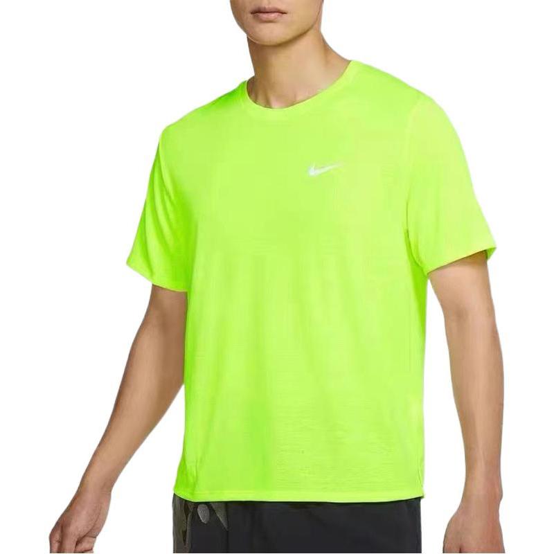 Nike Running T Shirt Men's Neon Green CU5993-702