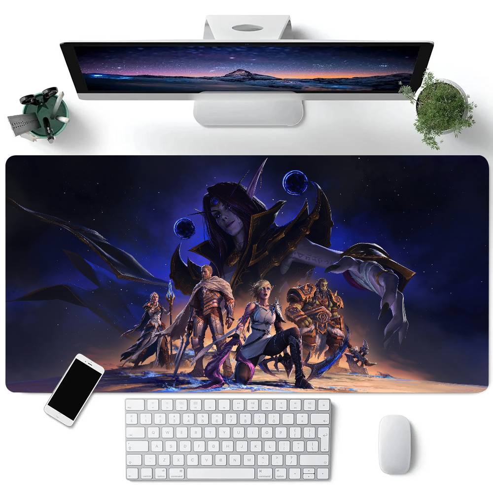 World Of Warcraft Game Mousepad Large Keyboard Desk Mat Gaming Mouse Pad LockEdge Non-slip Mat