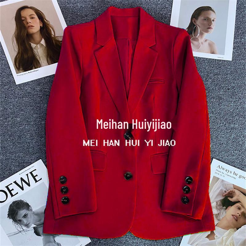 

Женский бежевый пиджак петит - Повседневный уличный стиль для весны и осени Medium (M)