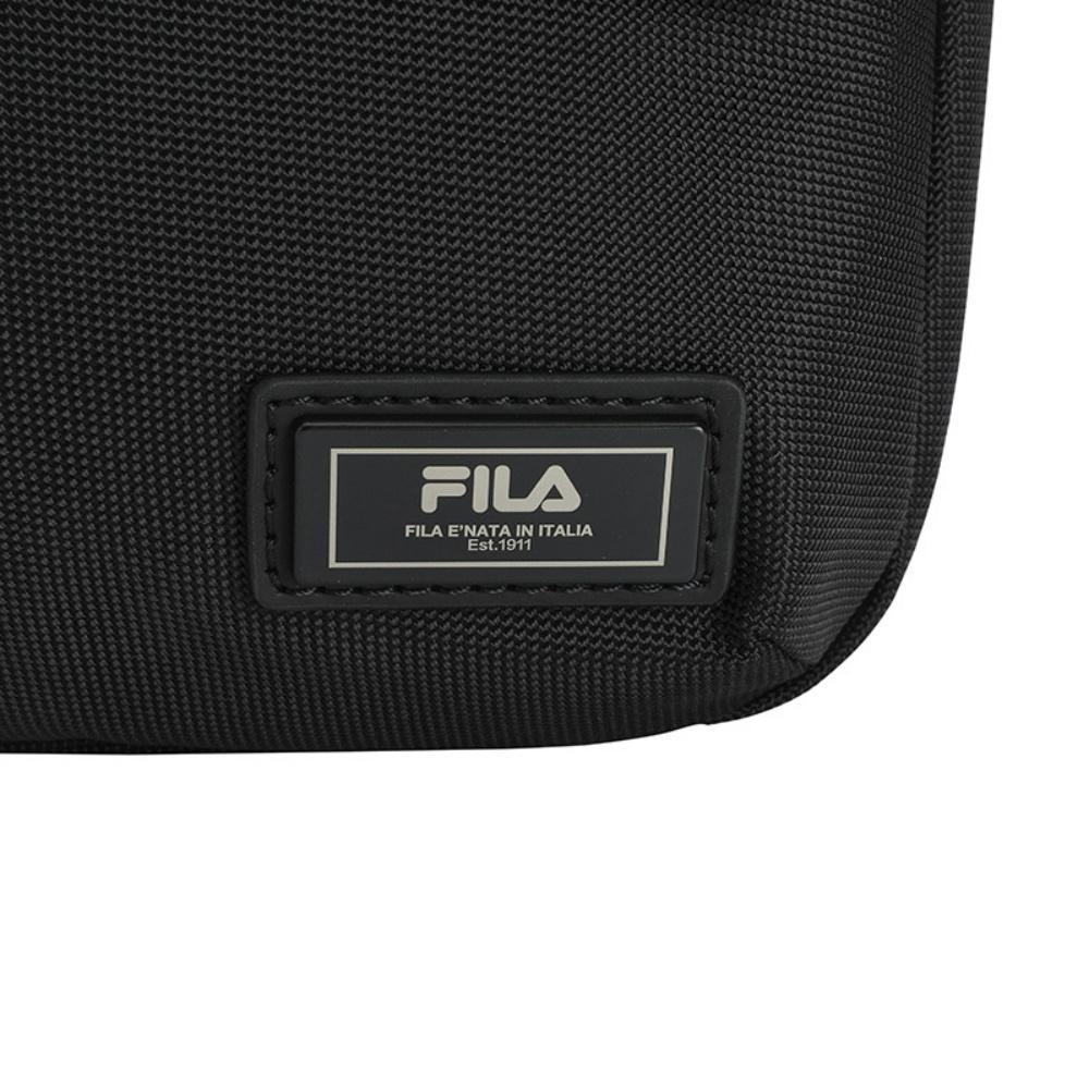 New FILA ORIGINALE Fabric Shoulder Bag Men's Jet Black F13M549101FBK