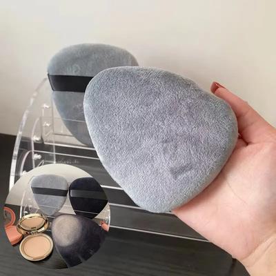 Large Drop Shape Velvet Powder Puffs Setting Loose Powder Flocking Soft Cosmetic Triangle Pointed Makeup Tool Cosmestic Puffs