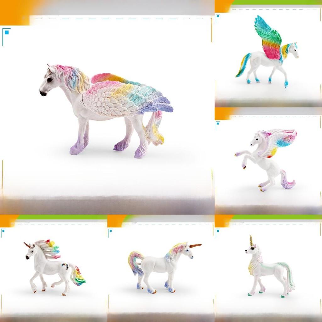 Pegasus Figurine Pvc Colorful Mythical Creature Home Decor Gift For Childrens Bedroom
