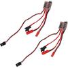 2pcs RC 20A Brushed ESC Electronic Speed Controller w/Brake for 1/16 1/18 1/24 RC Car Boat Tank