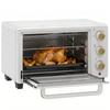 Mini Oven 21L Countertop Electric Grill Adjustable Temp 1400W White