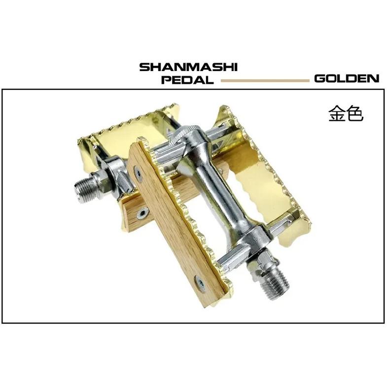 New Non-slip Pedal Ultralight Bike MTB Road Bike Pedal Cycling Classical Retro Wooden Styles Bicycle Pedals
