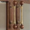 Wardrobe Door Handle Kitchen Door Knobs for Cabinets Knobs Wood Cabinet Knobs Nature Style Wooden Cabinet Handle