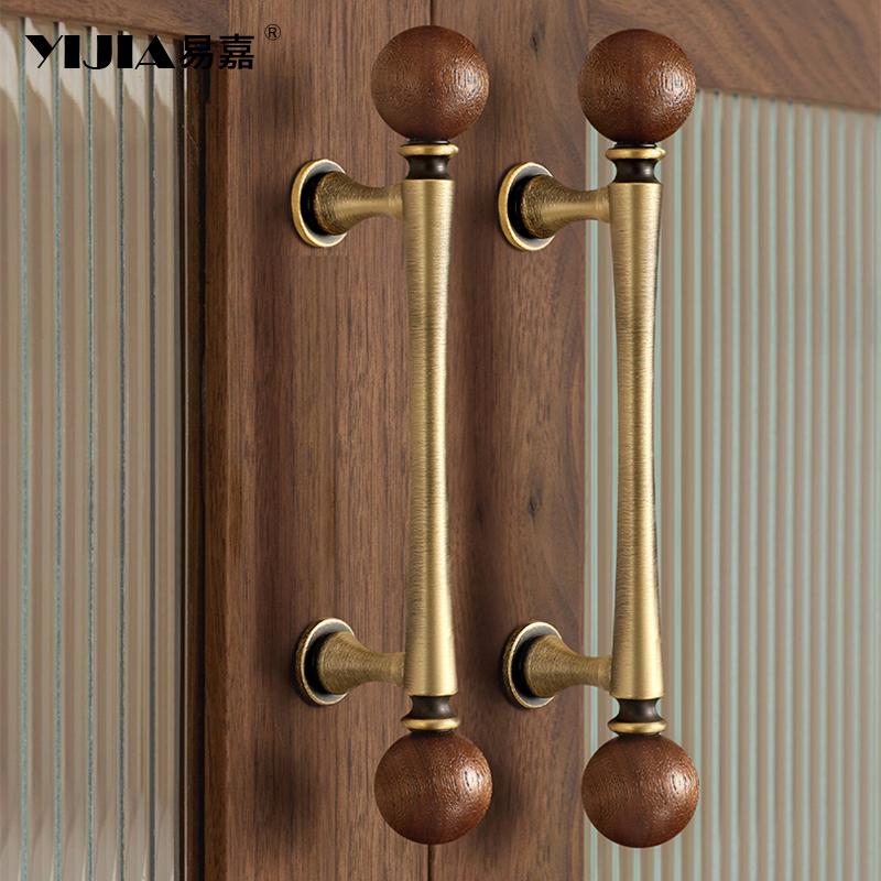 Wardrobe Door Handle Kitchen Door Knobs for Cabinets Knobs Wood Cabinet Knobs Nature Style Wooden Cabinet Handle