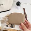 Mini Pu Keychain Coin Purse Lipstick Pouch Makeup Storage Earphone Storage Bag Wallet Korean Style Bag Pendant Accessories