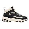 Skechers D'Lites 1.0 Textile, Synthetic Leather, Split Cow Leather Cushioning Abrasion Resistant Breathable Thermal 167570-BKNT