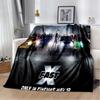 HD 10 Fast & Furious X  3D Printed Soft Plush Blanket,Flannel Blanket Throw Blanket for Living Room Bedroom Bed Sofa Picnic Kids