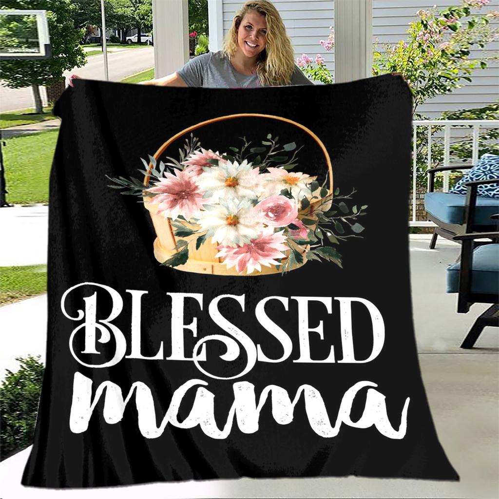 Para Minha Mãe Mamãe Série de Presentes Carta Cobertor, Manta Macia para Casa Quarto Cama Sofá Piquenique Viagem Escritório Cobertor de Cobertura Crianças