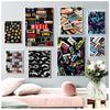 Vintage Cassette Tape and Vinyl Poster Modern Music Prints Canvas Painting Wall Art Pictures Home Room Classics Music Decoration