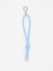 Woven Leather Pendant Keyring & Bag Accessory