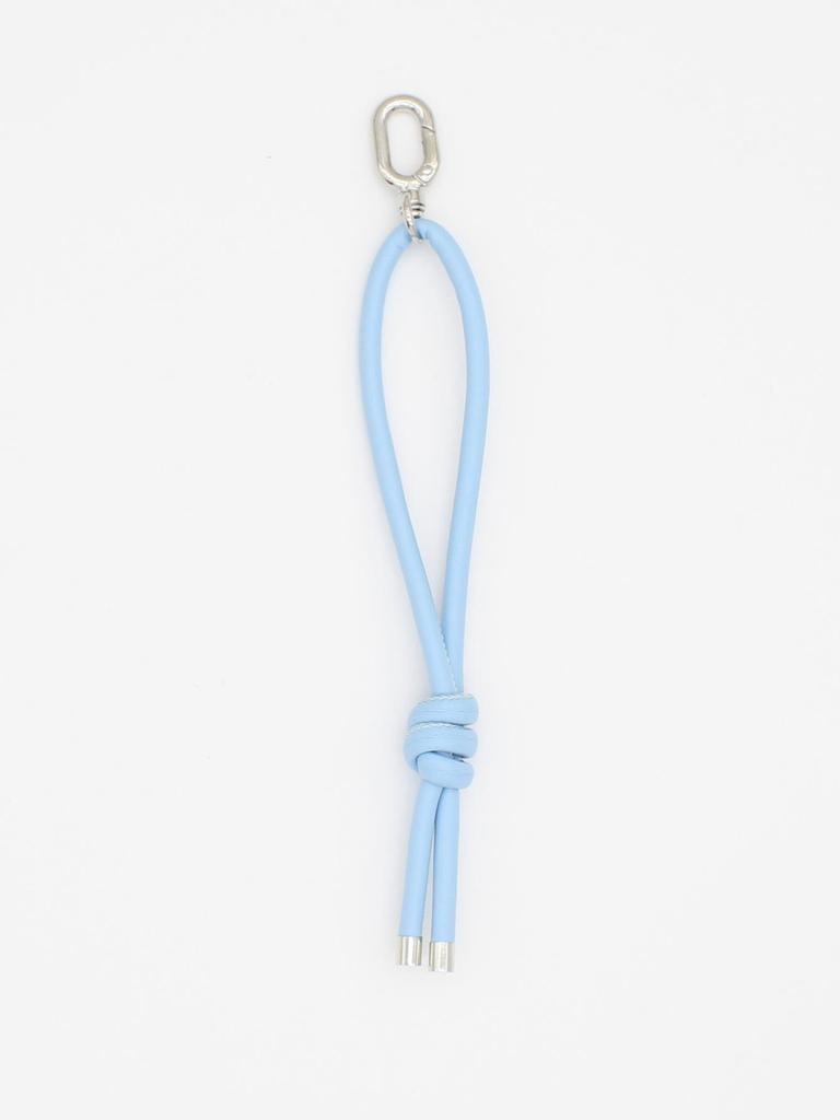 Woven Leather Pendant Keyring & Bag Accessory