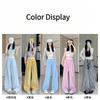 New Plaid Pants for Women Spring/Summer 2026 New High-Waisted Dopamine Casual Trousers