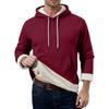 Men's Casual Long-Sleeve Fleece Hoodie With Pockets