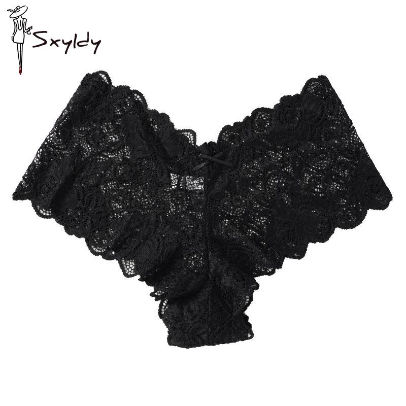 

Женские кружевные сексуальные трусики, дышащие, удобные трусы, перспективное женское нижнее белье Loral, нижнее белье с низкой талией M чёрный