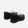 New Summer Slippers PVC Transparent Open Toe Platform Wedge Slippers Sandals Women High Heels Women's Shoes Women Shoes