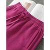 Dragon Fruit Color Winter Thickened Ladies plus Size Pants